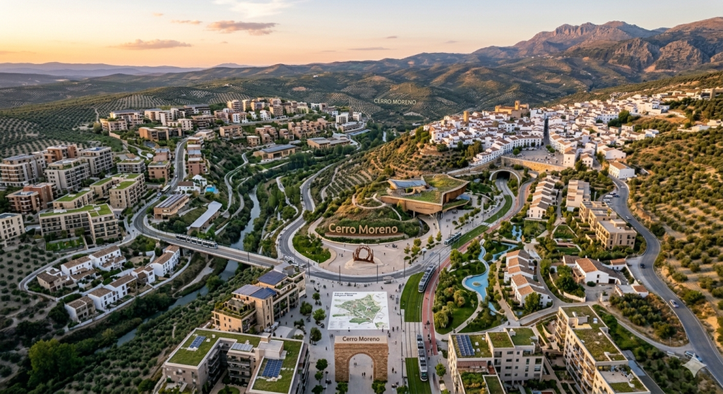 Jaén impulsa el desarrollo urbanístico de Cerro Moreno con más de 1.500 nuevas viviendas Desarrollo urbanístico de Cerro Moreno en Jaén donde se proyectan más de 1.500 viviendas.