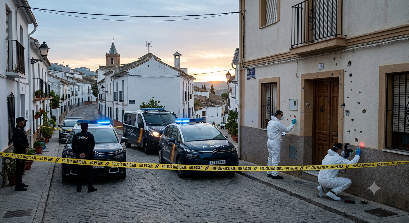 La Policía Nacional investiga un tiroteo contra una vivienda en el barrio de El Ejido de Belén Policía Nacional investiga un tiroteo en una vivienda del barrio de El Ejido de Belén de Jaén.