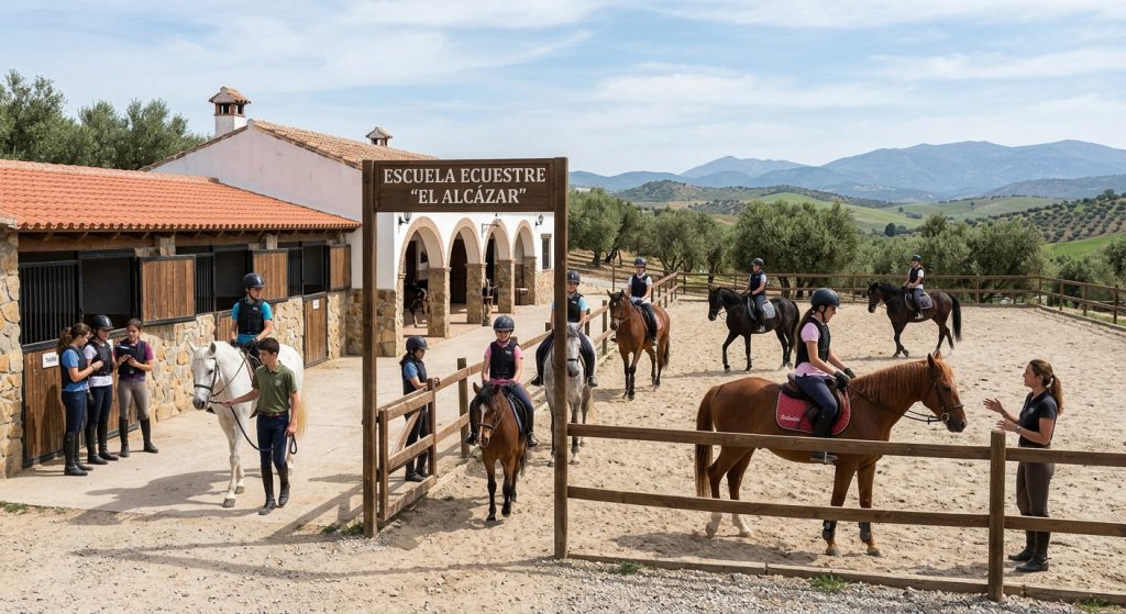 escuela ecuestre anducab junior en andújar