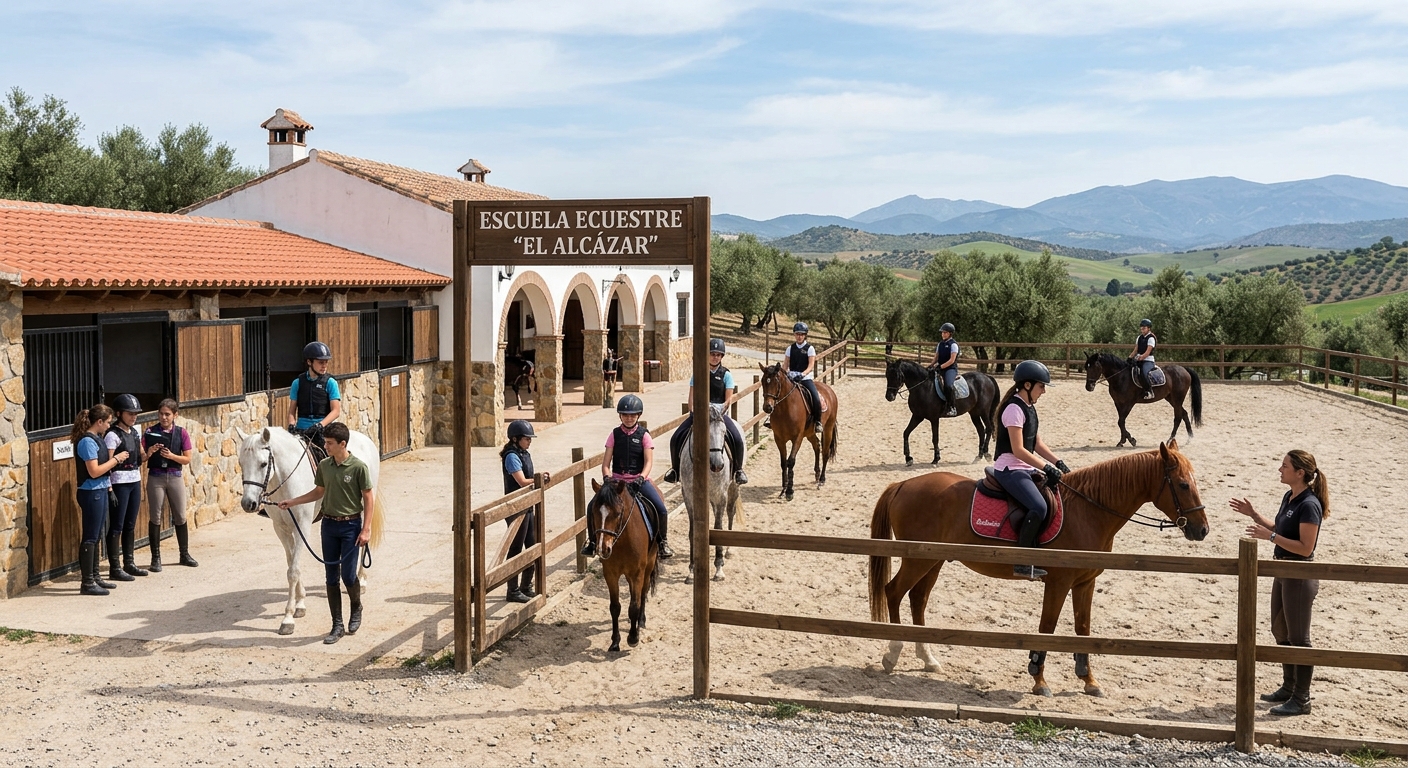 escuela ecuestre anducab junior en andújar