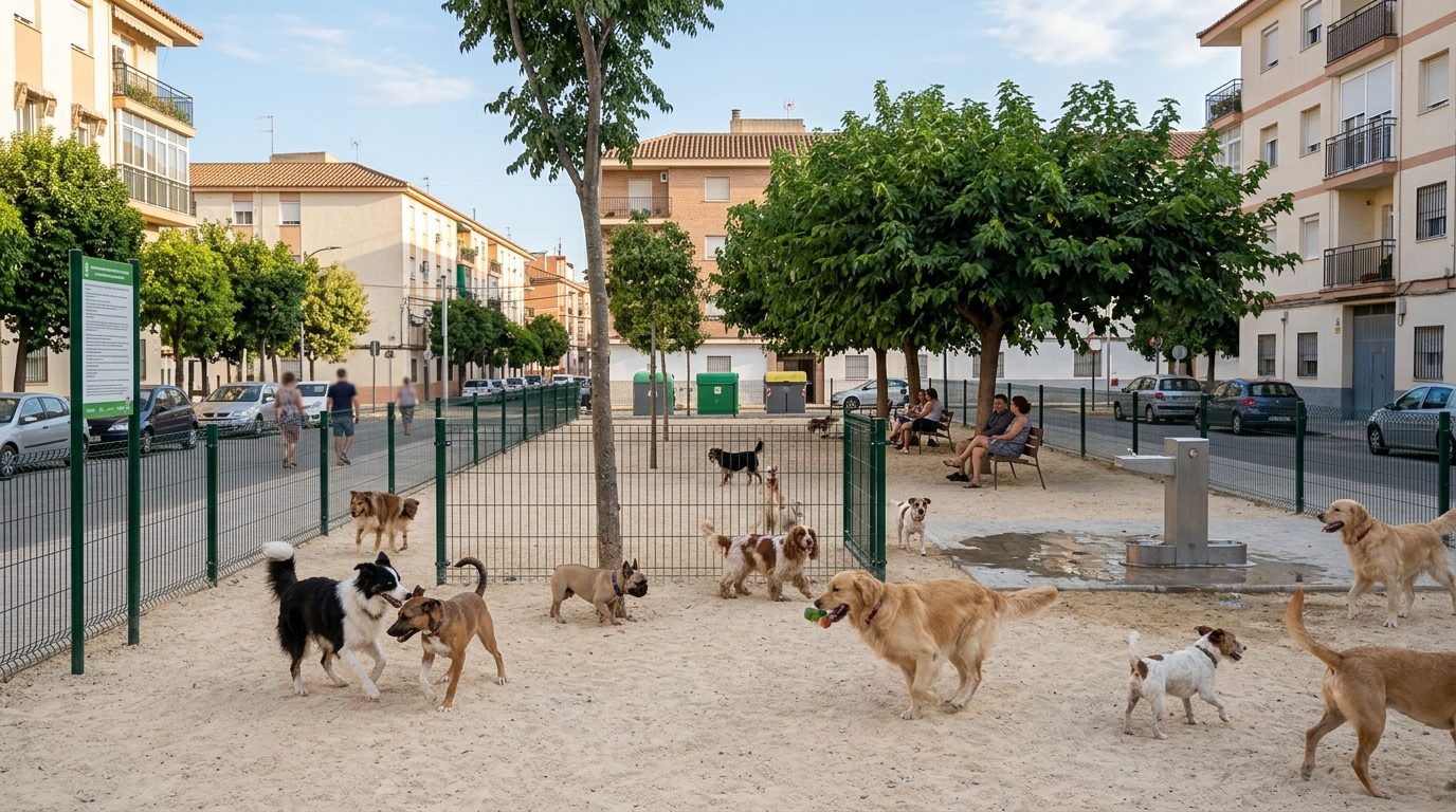 San Felipe estrena un nuevo parque canino para que los perros tengan su propio espacio en el barrio nuevo parque canino del barrio de san felipe en jaén