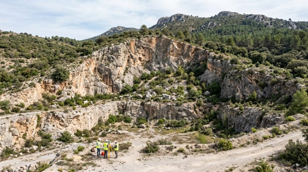 antigua cantera de la fuente de la peña en jaén