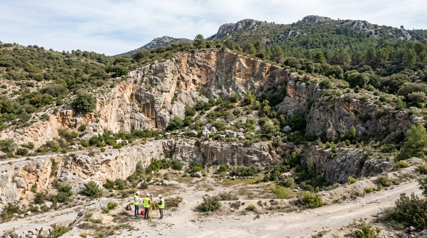 antigua cantera de la fuente de la peña en jaén