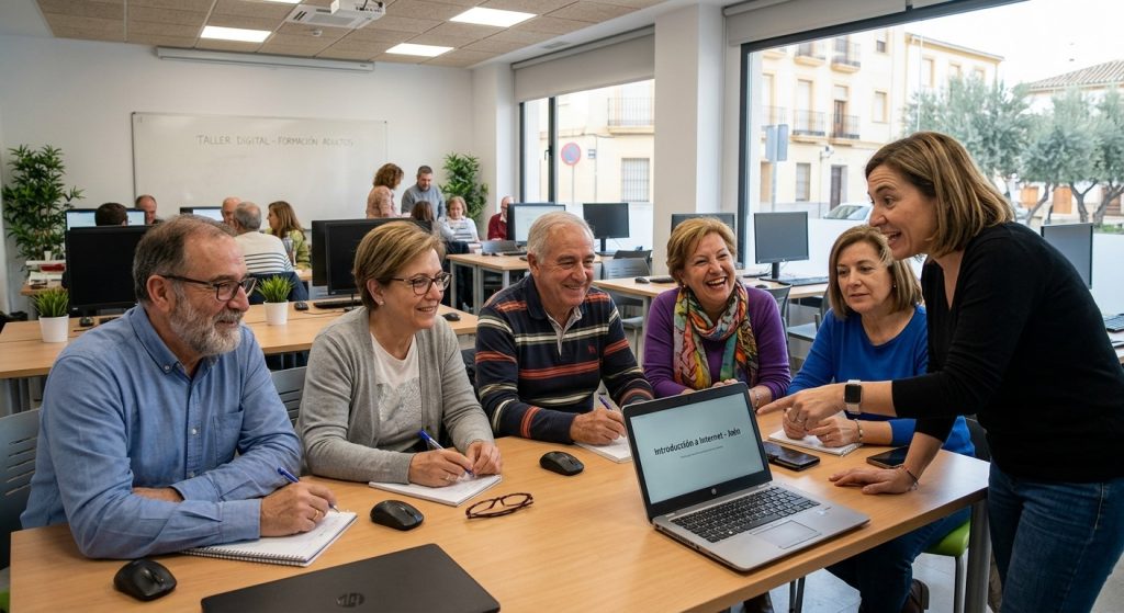 curso de inserción laboral gratuito para mayores de 52 años en castillo de locubín